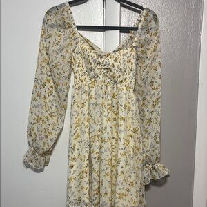 Floral Long Sleeve Dress